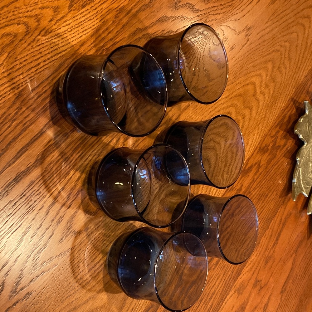 Set of 6 vintage Libbey Apollo juice glasses